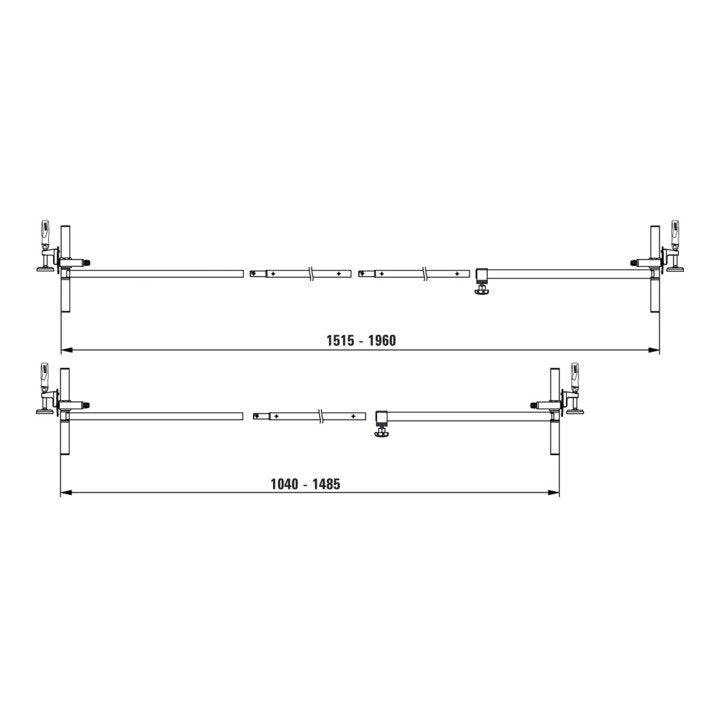 Plage de serrage du tendeur de cadre de porte BESSEY 565 - 1010 mm (4000831753)