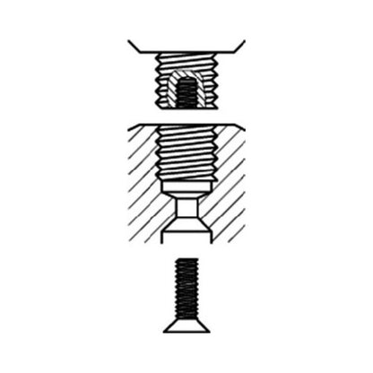 Mandrin de perçage sans clé RÖHM EXTRA80-RV Ø de serrage 1-10 mm (4000832111)