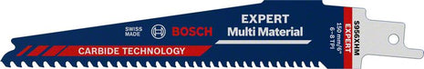 Lame de scie alternative BOSCH Expert multi-matériaux longueur 150 mm largeur 25 mm (4000837468)