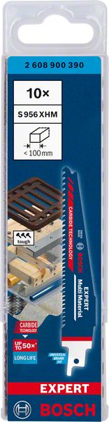 Lame de scie alternative BOSCH Expert multi-matériaux longueur 150 mm largeur 25 mm (4000837469)