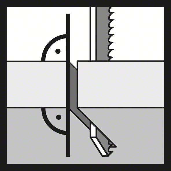 BOSCH Stichsägeblatt T 144 DP Gesamtlänge 100 mm ( 4000837511 )