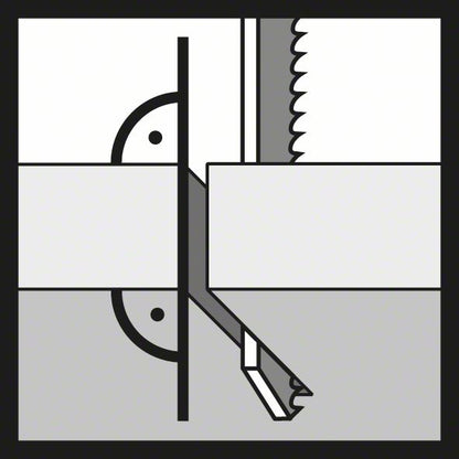 BOSCH Stichsägeblatt T 144 DP Gesamtlänge 100 mm ( 4000837511 )