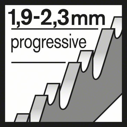 BOSCH Stichsägeblatt T 118 BF Gesamtlänge 92 mm ( 4000837531 )