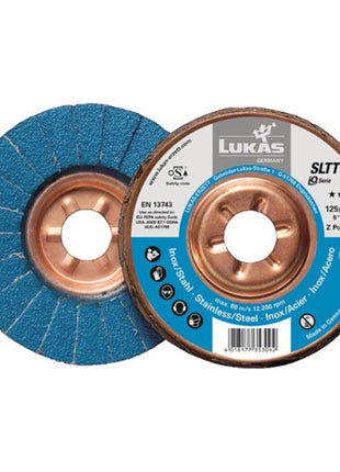 Rondelle dentelée LUKAS SLTT Z Power Ø 125 mm grain 60 plat (4000840328)