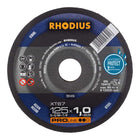 Disco de corte RHODIUS XT67 D125x1mm recto (4000841258)