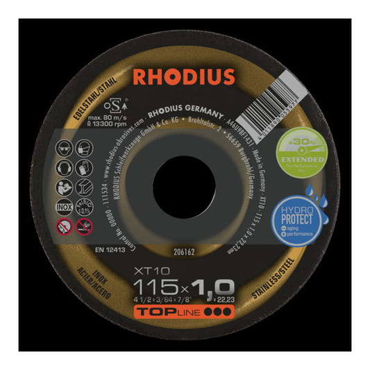 RHODIUS Trennscheibe XT10 D115x1mm gerade ( 4000841292 )