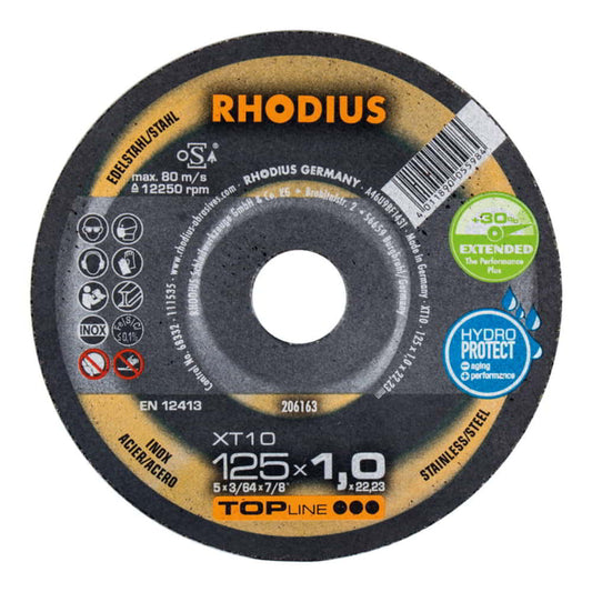 RHODIUS Trennscheibe XT10 D125x1mm gerade ( 4000841293 )