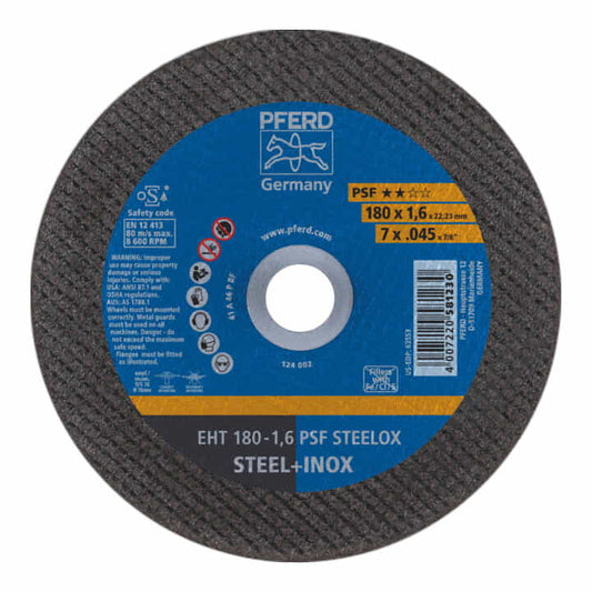 Disque à tronçonner PFERD PSF STEELOX D150x1,6mm droit (4000842101)