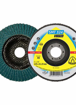 KLINGSPOR rondelle dentée SMT 324 Extra Ø 115 mm grain 40 12° conique (4000842807)