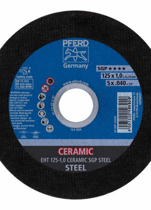 PFERD Trennscheibe Ceramic SGP Steel D125x1mm gerade ( 4000843076 )