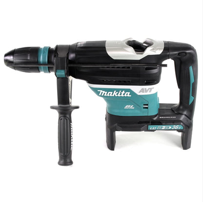 Makita DHR 400 PT2U 2 x 18 V / 36 V Li-Ion Akku Bohrhammer Kombihammer SDS-Max im Koffer + 2 x 5,0 Ah Akku + Doppelladegerät - Toolbrothers