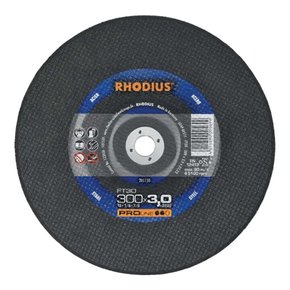 Disque à tronçonner RHODIUS FT30 D350x4mm droit (4000843838)