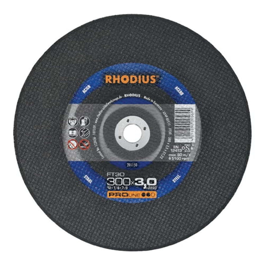 Disque à tronçonner RHODIUS FT30 D350x4mm droit (4000843840)