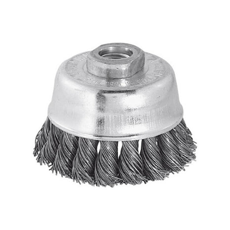 Brosse boisseau LESSMANN Ø 65 mm M14 épaisseur fil 0,5 mm (4000844914)