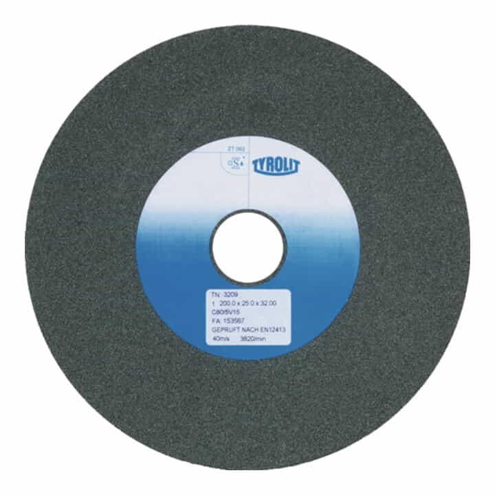 Disque pour meuleuse d'établi TYROLIT Ø200xL25x32mm 80 (4000845040)