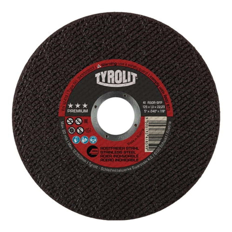 TYROLIT disque à tronçonner Premium D125x1mm droit (4000845525)