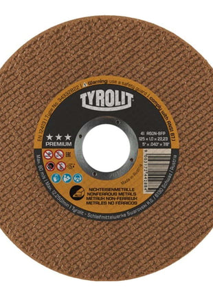 TYROLIT disque à tronçonner Premium D125x1mm droit (4000845531)