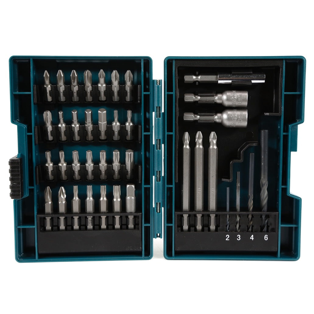 Makita Bit Set B-57015 38 tlg. Bit & Bohrer Set in praktischer Box - Toolbrothers