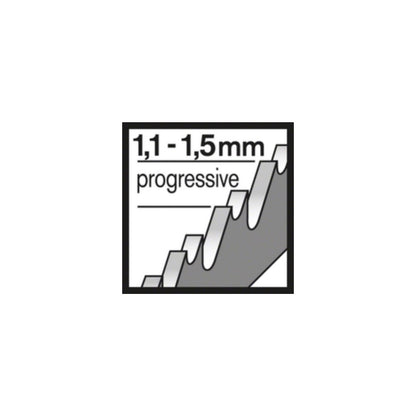 Bosch T 218 A Basic for Metal Stichsägeblätter für Metallarbeiten - 100 Stück, gefräste Zähne, für Stichsägen mit T-Schaft-Aufnahme - Toolbrothers