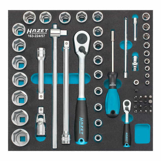 HAZET module d'outils 163-224/57 57 pièces (4000871201)