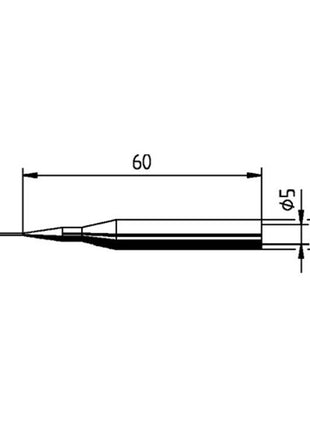 Punta de soldadura ERSA serie 172 con punta de lápiz (4000872405)