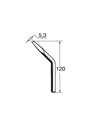 Punta de soldadura ERSA serie 152 en ángulo (4000872436)