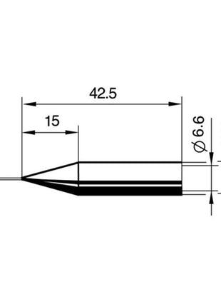 Punta de soldadura ERSA serie 842 con punta de lápiz (4000872524)