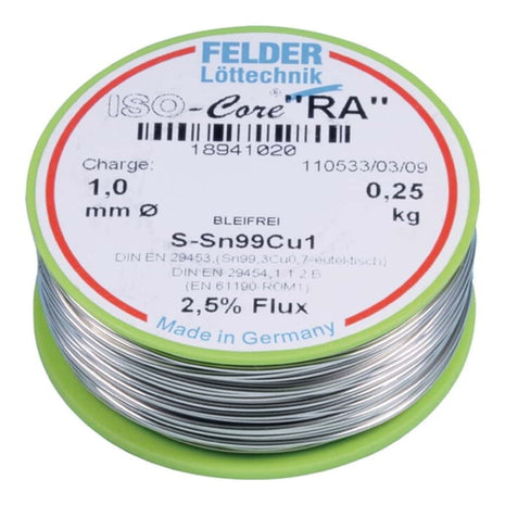 Hilo de soldar FELDER ISO-Core® RA 1 mm (4000872796)