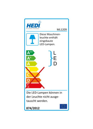 Luz de trabajo LED HEDI 9,5 W 1140 lm (4000873297)