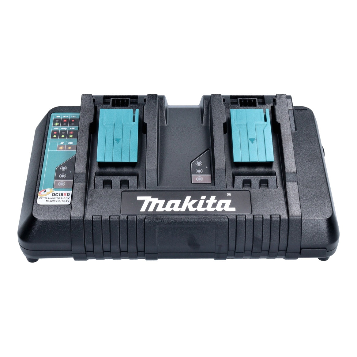 Makita Power Source Kit 18 V mit 2x BL 1860 B Akku 6,0 Ah + DC 18 RD Doppelladegerät ( 199484-8 ) - Toolbrothers