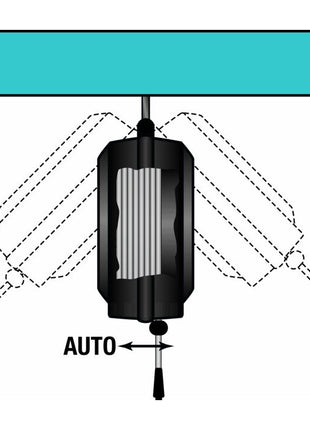 Enrouleur de tuyau d'air comprimé HAZET 9040N-10 pour air comprimé et eau (4000898953)