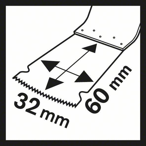 BOSCH Tauchsägeblatt PAIZ 32 EPC Breite 32 mm Eintauchtiefe 60 mm ( 4000907745 )