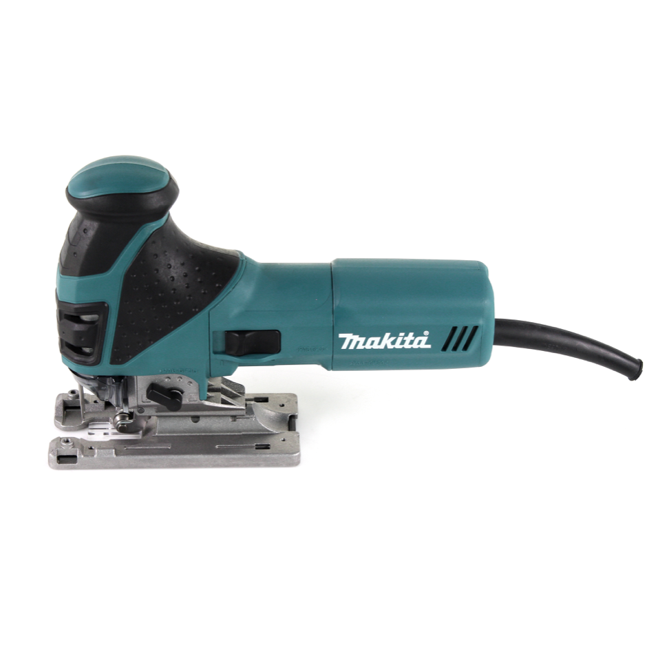 Makita 4351 FCT Pendelhub Stichsäge 720W im Koffer mit Sägeblatt-Set, Gleitplatte und Spanreißschutz - Toolbrothers