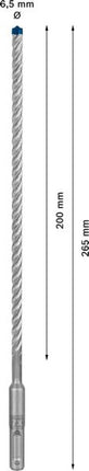 Taladro percutor BOSCH Expert SDS-7X Ø 6,5 mm longitud útil 200 mm longitud 265 mm (4000909933)