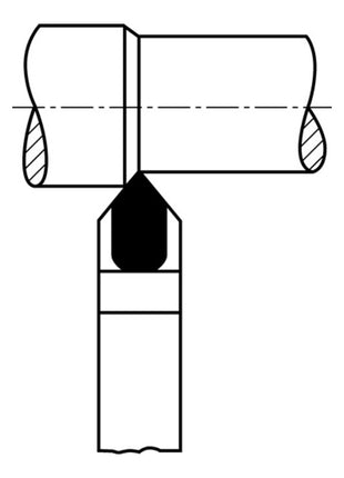 WILKE burin tournant DIN 4975 16 x 10 mm (4118620052)