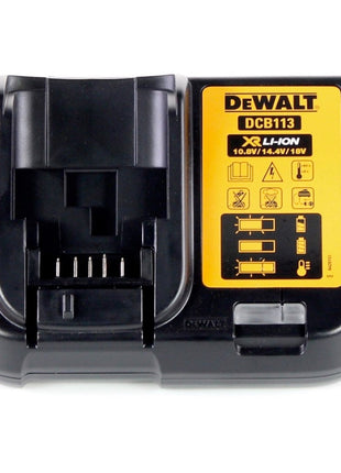 Dewalt DCB 113 S1 Akku Starter Set Ladegerät mit 1 x DCB 181 1,5 Ah Li-Ion Akku - Toolbrothers