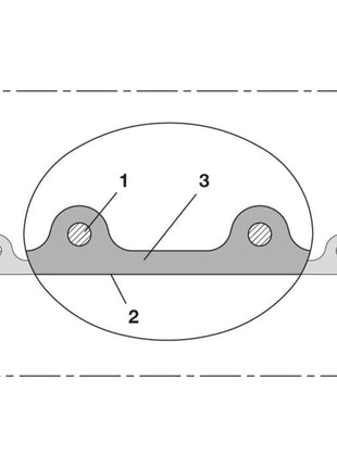 Tuyau d'aspiration et de refoulement NORRES AIRDUC® PUR 355 FOOD Ø intérieur 38 mm Ø extérieur 48,00 mm (4501400141)