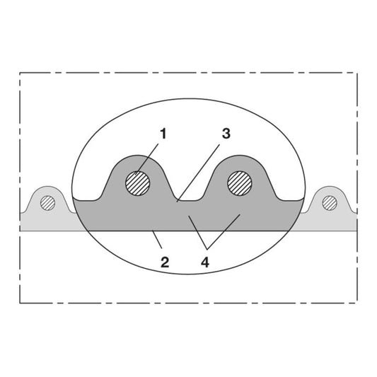 Tuyau d'aspiration et de refoulement NORRES AIRDUC® PUR 356 AS Ø intérieur 32 mm (4501400200)