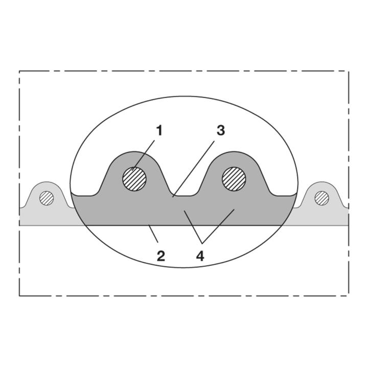 Tuyau d'aspiration et de refoulement NORRES AIRDUC® PUR 356 AS diamètre intérieur 38 mm (4501400201)