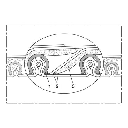 NORRES Absaug- und Gebläseschlauch TIMBERDUC® PUR 532 AS Innen-Ø 70 mm ( 4501400232 )