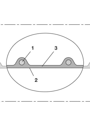 NORRES Absaug- und Förderschlauch TIMBERDUC® PUR 533 AS Innen-Ø 75-76 mm ( 4501400253 )