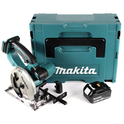 Makita DSS 501 T1J 18V 136 mm Li-ion Akku Handkreissäge im Makpac + 1x 5,0 Ah Akku - ohne Ladegerät - Toolbrothers