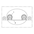 Tuyau d'aspiration et de soufflage NORRES (FDA) CP PTFE-INOX 475 FOOD Ø intérieur 400 mm ( 4501400453 )