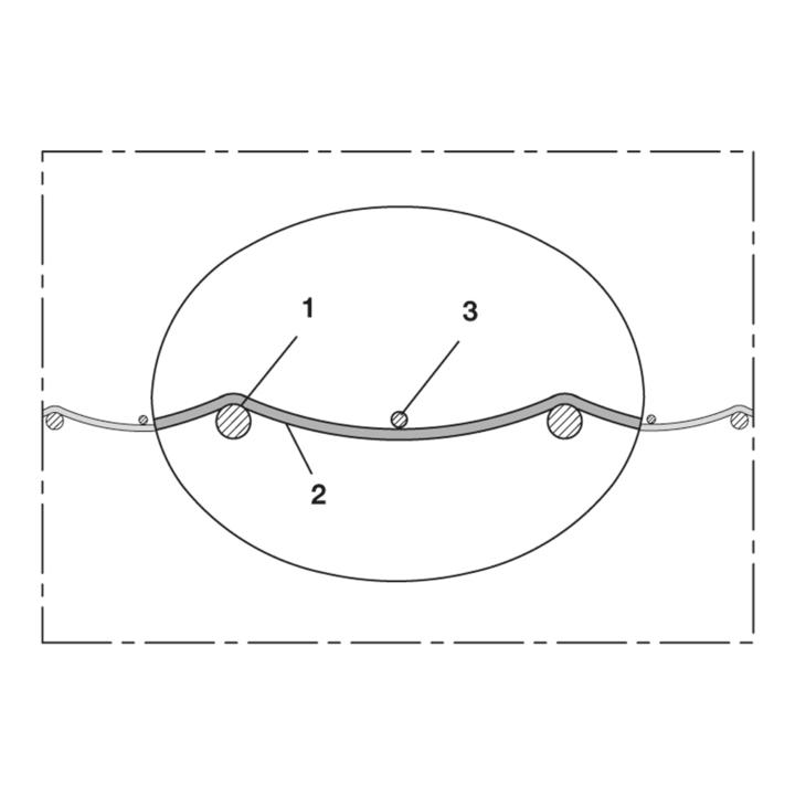 Tuyau d'aspiration et de soufflage NORRES NEO 390 ONE Ø intérieur 38 mm (4501400600)