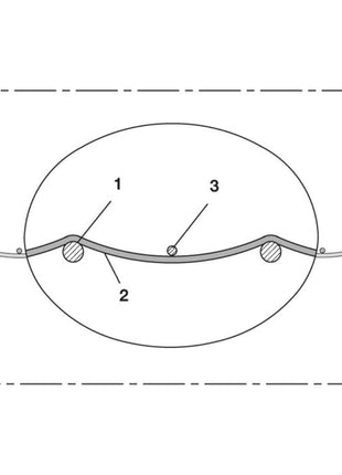 Tuyau d'aspiration et de soufflage NORRES NEO 390 ONE diamètre intérieur 50-51 mm (4501400602)