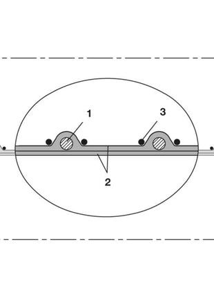 Tuyau d'aspiration et de soufflage NORRES NEO 390 TWO Ø intérieur 50-51 mm (4501400622)