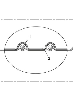 Tuyau d'aspiration et de soufflage NORRES SuperFlex PVC 372 diamètre intérieur 75-76 mm (4501400793)