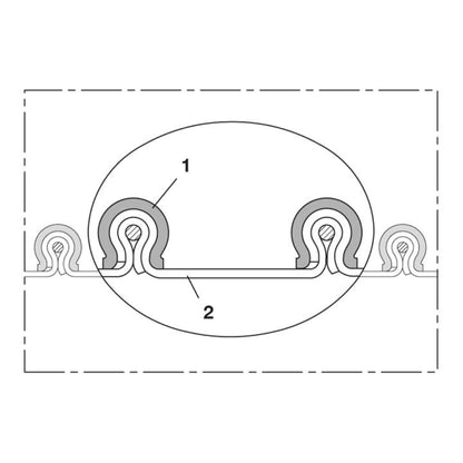 Tuyau d'aspiration et de soufflage NORRES CP PUR 455 FOOD Ø intérieur 75-76 mm Ø extérieur 87,00 mm (4501402793)