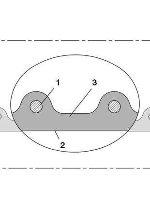 Tuyau d'aspiration et de refoulement NORRES AIRDUC® PUR-INOX 355 FOOD-AS Ø intérieur 50-51 mm Ø extérieur 60,00 mm (4502401023)