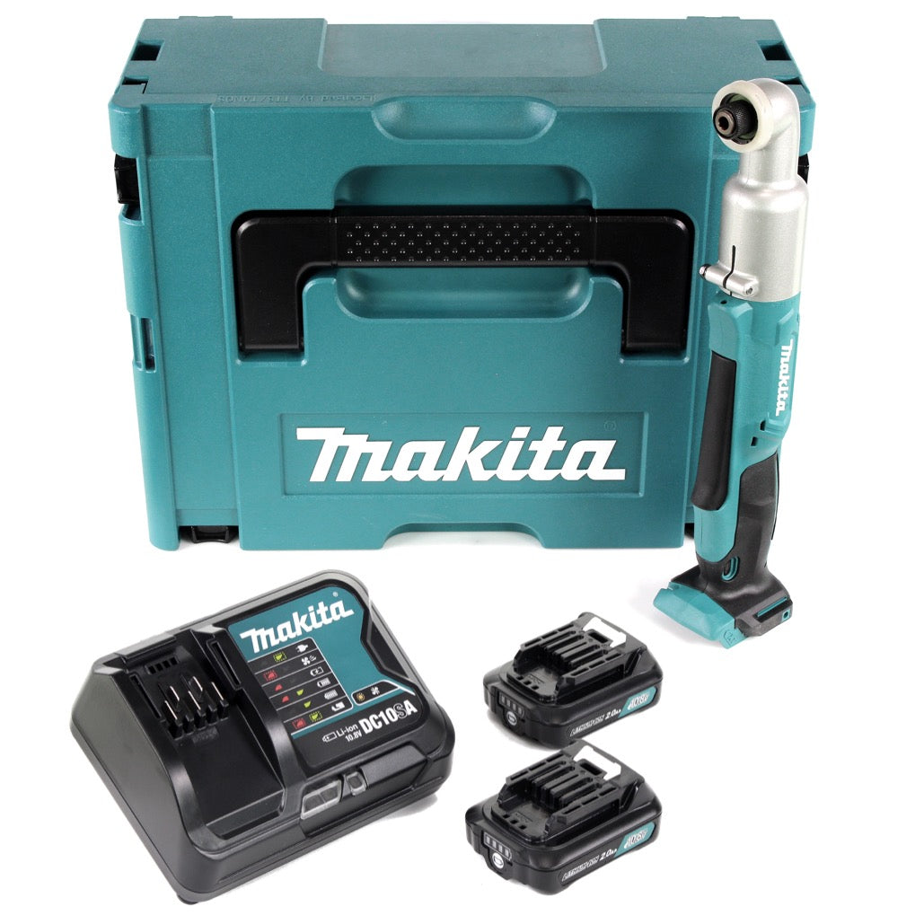 Makita TL 064 DSAJ 10,8 V Akku Winkel Schlagschrauber im Makpac + 2 x 2,0 Ah Akku + Ladegerät - Toolbrothers